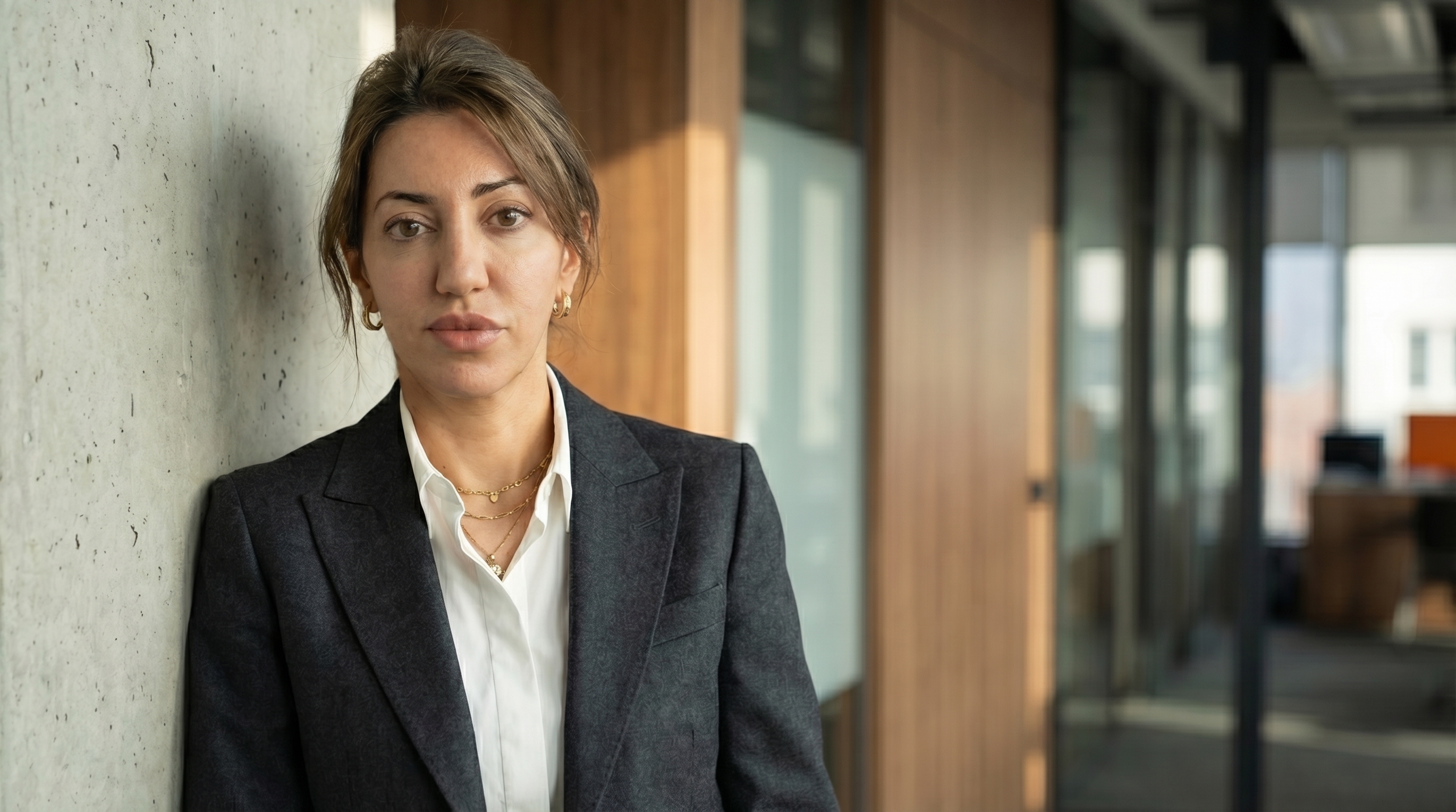 Lucía Jiménez trabajando